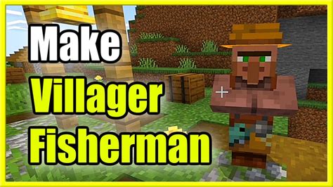 How to Make a Fisherman Villager in Minecraft (Best Tutorial!) - YouTube