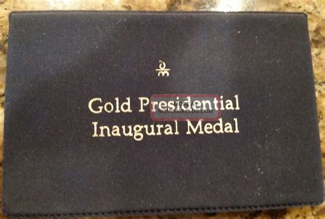 Jimmy Carter Official 1977 Presidential Inaugural Gold Medal