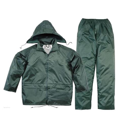 Willgard EN400 Olive Green PVC Waterproof Rain Jacket & Pants Rainwear ...