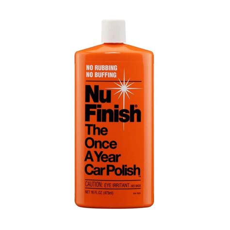 NU FINISH The Once-a-Year Car Polish - 16 oz. NF-76 - The Home Depot