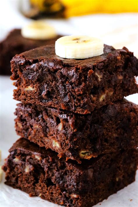 Chocolate Banana Brownies Recipe - The Anthony Kitchen