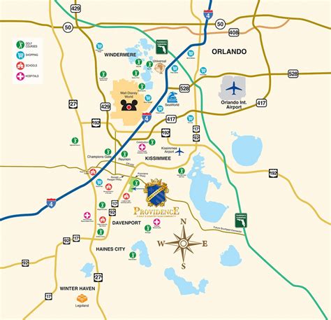 Map Of Central Florida Golf Courses | Printable Maps