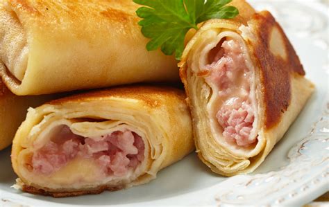 Ham And Cheese Pancake Rolls | Breakfast Recipes | GoodtoKnow