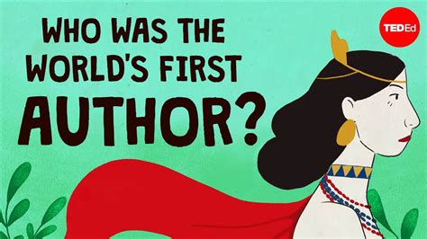 Video: Who Is the First Author In Recorded History