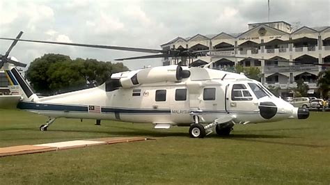 Sikorsky S-70 "White Hawk" TUDM/RMAF takeoff -2- - YouTube