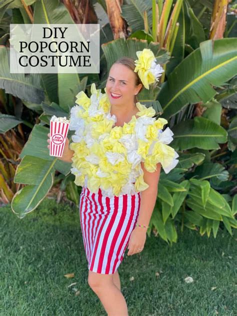 DIY Popcorn Costume| Free DIY Tutorial | Peek-a-Boo Pages Costumes