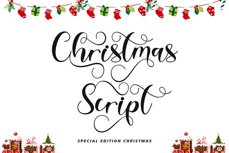 Christmas Script Font by yogaletter6 · Creative Fabrica