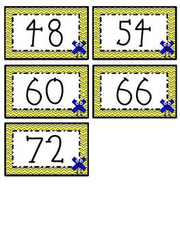 "6" Times Table Flash Cards by JamieP123 | Teachers Pay Teachers