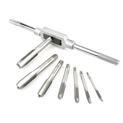 Lixf 8 In 1 Tap Tool Set Thread Metric Machine Hand Screw Thread Plug ...