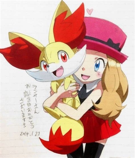 Serena and Fennekin ^^ Pokemon Characters, Disney Characters, Pokémon Heroes, Ashes Love ...