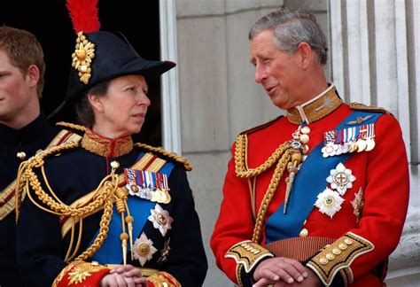 Pictured: Princess Anne and Prince Charles. | The Royal Family at Trooping the Colour Through ...