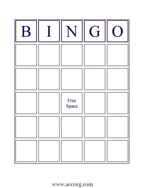 Blank Bingo Cards | If you want an image of a standard bingo card with ...