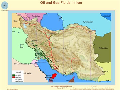 Iran Oil Fields Map | Cities And Towns Map