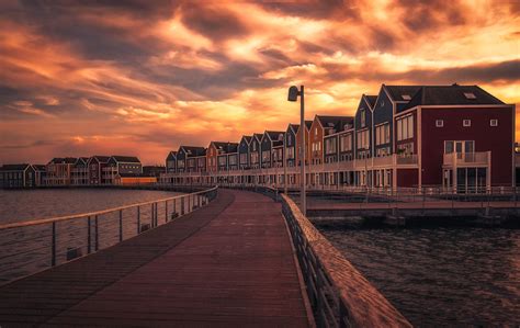 Rainbow-Houses Houten, Holland. - Dutch architecture in Houten, Holland. The houses are also ...