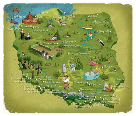 Mapa turystyczna Polski – Agnieszka Sporty Girl