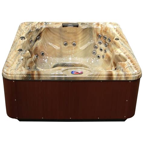 American Spas 6-Person 30-Jet Hot Tub with Backlit LED Waterfall & Reviews | Wayfair