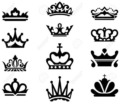 vector queen heads | Crown drawing, Crown tattoo, Queen tattoo