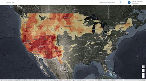 Map in a minute: Map current drought conditions using ArcGIS Online and ...