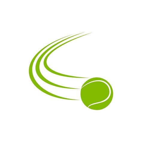 tennis ball logo 12045773 Vector Art at Vecteezy