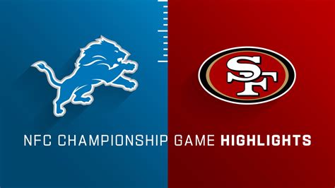 Detroit Lions vs. San Francisco 49ers highlights | NFC Championship Game