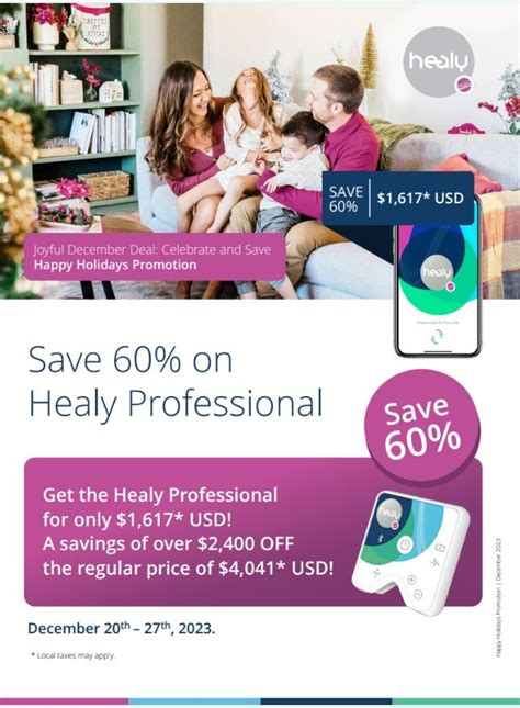 Healy World Monthly Promotions — Healy Frequency Device World Distributors