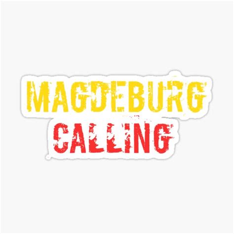 "Magdeburg design" Sticker by Stylehigh | Redbubble