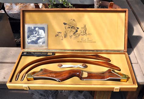 Fred Bear Bow Rare Signed Limited Edition Recurve Gold Take Down ...