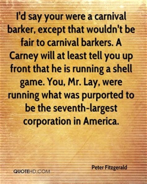 Carnival Barker Quotes. QuotesGram