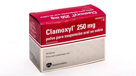 CLAMOXYL 250 mg POLVO PARA SUSPENSIÓN ORAL EN SOBRE , 16 sobres. Precio: 2.31€.