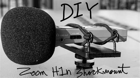 DIY Shock Mount for Zoom H1n - YouTube