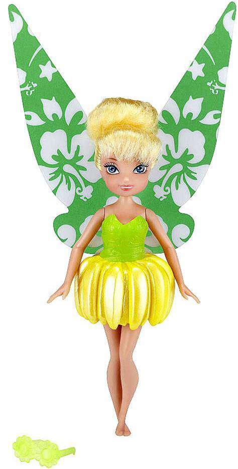 Disney Fairies Palm Tree Cove Tropical Collection Tink 4.5 Figure Green Yellow Jakks Pacific ...