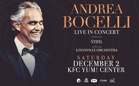 Andrea Bocelli Live In Concert | KFC Yum! Center