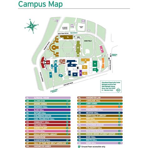 Campus Map | Bronx CC Catalog