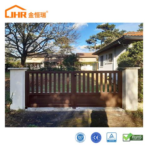 Adjustable Electric New Design Aluminum Fence Panels Gate - China Automatic Sliding Gate ...