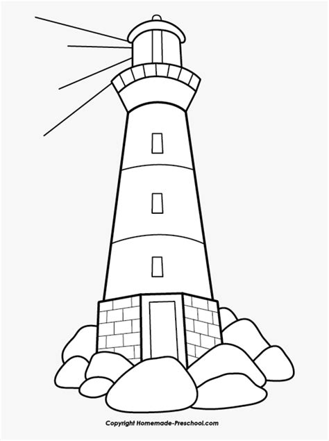 Lighthouse clipart rock drawing, Lighthouse rock drawing Transparent FREE for download on ...