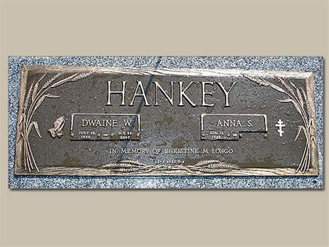 Buy A Custom Bronze Grave Marker | $787+ | Free Shipping