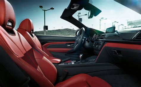 The BMW M4 with Sakhir Orange/Black Full Merino Leather interior