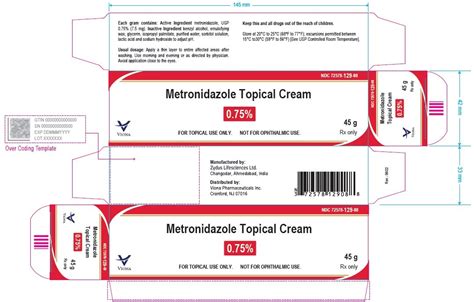 Metronidazole Cream: Package Insert / Prescribing Info