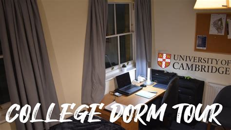 Tour of a College Dorm Room | Cambridge University - YouTube