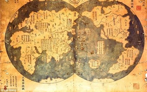 Ancient Chinese Map Of The World - Kaleb Watson