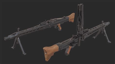 MG-42 Machine Gun — polycount