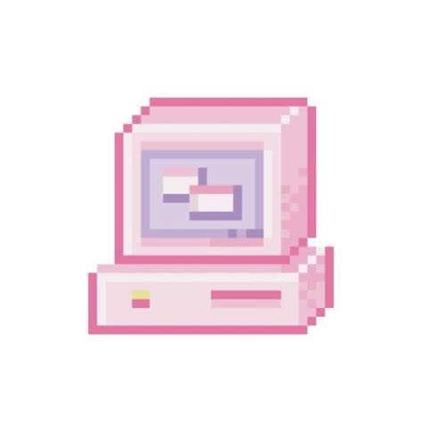 Pin by Scarlett soria on Pink & Purple | Pixel art design, Pix art, Computer icon