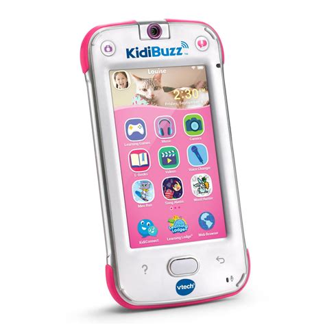 VTech KidiBuzz Smart Device With Text Messaging and More for Kids, Pink ...