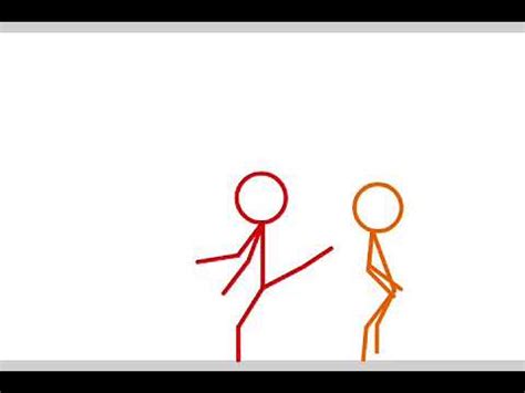 Stickman red orange yellow green blue and purple - YouTube