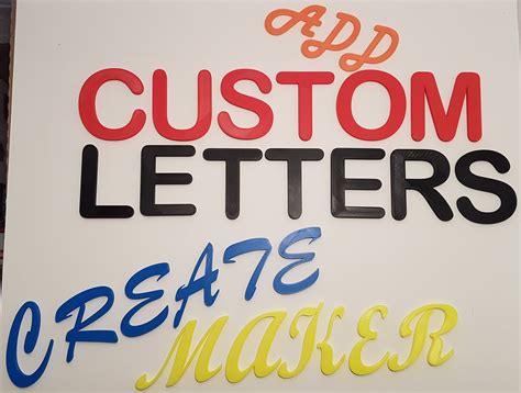 CUSTOM 3D Printed Letters Great for Projects and Decor, Made in USA - Etsy