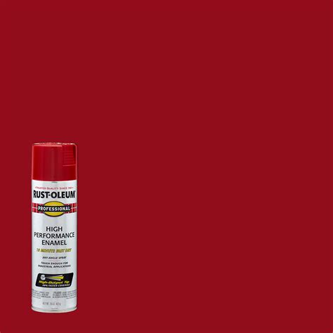 Safety Red, Rust-Oleum Professional High Performance Gloss Enamel Spray ...