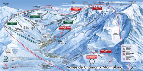 Plan des pistes Brévent/Flégère (Chamonix)