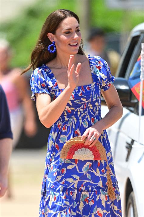 Kate Middleton Wore Two Vibrant Blue Looks in Belize, Including the ...