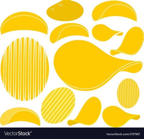 Potato Chips Royalty Free Vector Image - VectorStock