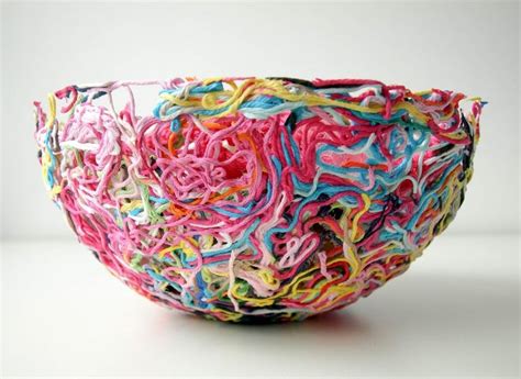 Yarn bowls diy, Yarn diy, Yarn bowl